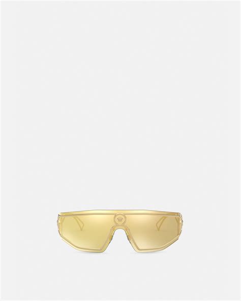 Versace: Gold Shield Sunglasses 